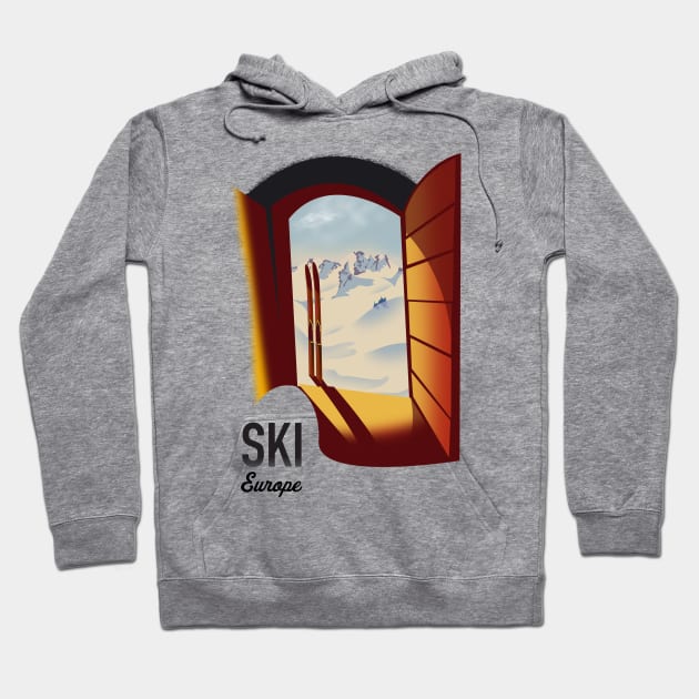 Ski Europe Hoodie by nickemporium1